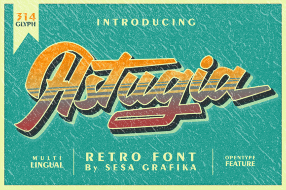 Astugia: The Retro Script Font That Elevates Small Business Branding