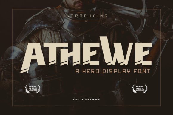 Athewe: The Bold Typeface That Elevates Handmade Branding