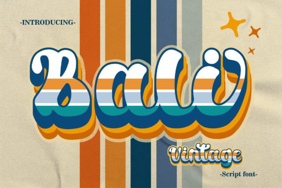 Bali Vintage: The Bold Typeface for Authentic Small Business Branding