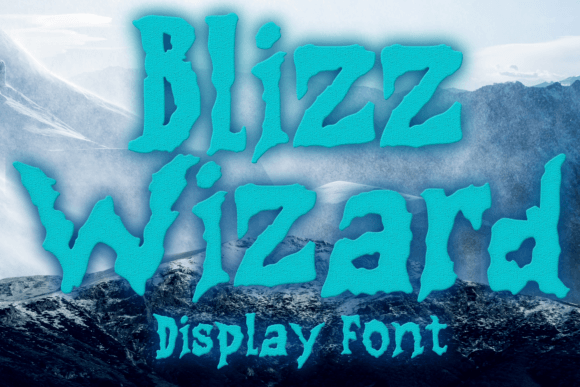 Blizz Wizard: A Handwritten Display Font for Bold Editorial Design