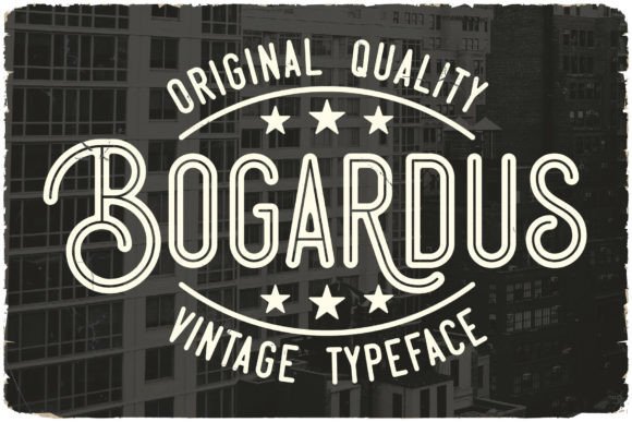 Bogardus: The Premium Display Typeface for Editorial Design