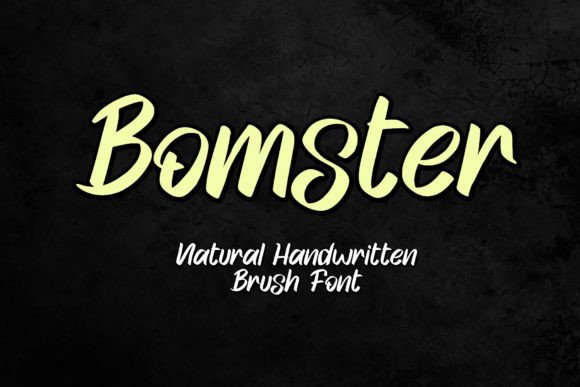 Bomster: The Handwritten Font That Elevates Your Brand Identity