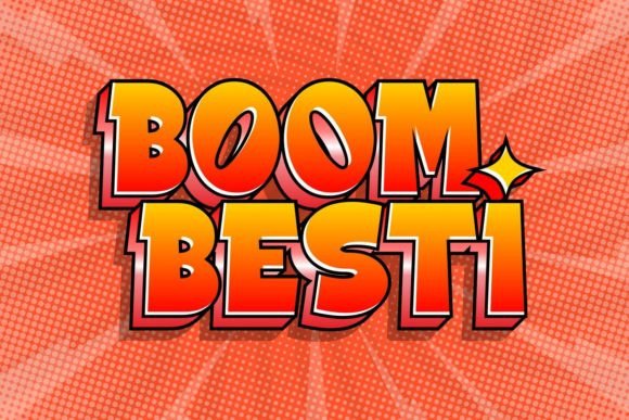 Boom Besti: A Playful Display Typeface for Modern Editorial Design