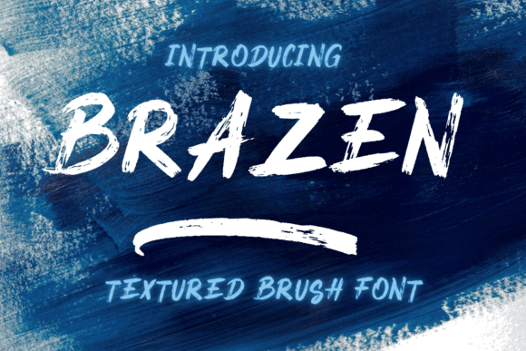 Brazen: The Bold Display Font for Handmade Product Labels