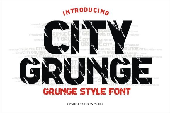 City Grunge: The Ultimate Display Typeface for High-Impact Campaigns
