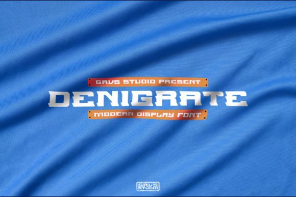 Denigrate: A Bold Display Font for Real Brand Work