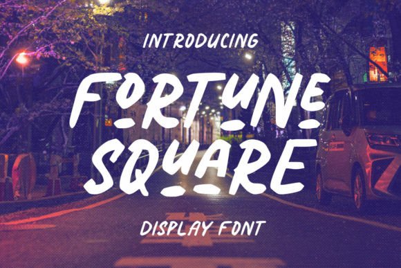 Fortune Square: The Bold Display Font for Stronger Brand Identity