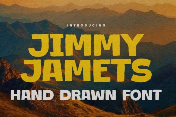 Jimmy Jamets: A Bold Display Typeface for Modern Editorial Design