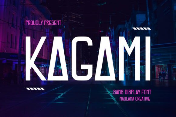 Kagami: The Modern Display Typeface for Bold Branding