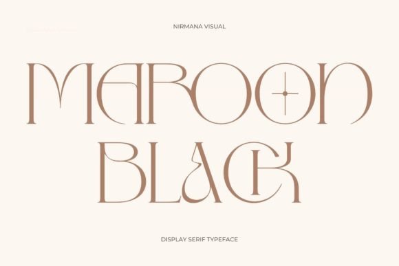 Maroon Black: The Display Typeface That Transforms Your Brand Identity
