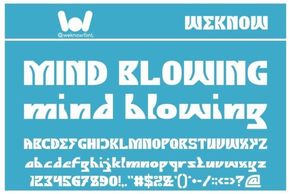 Mind Blowing: The Premium Display Font for High-Impact Campaigns