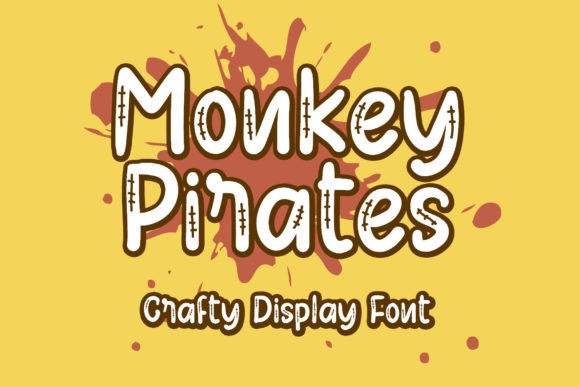 Monkey Pirates: The Playful Display Font for Handmade Creators