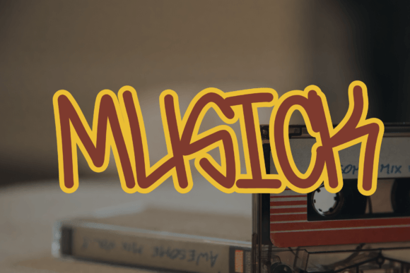 Musick: The Graffiti Display Font for Bold Brand Identity