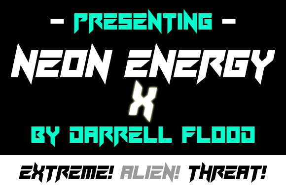Neon Energy X: The Bold Typeface That Elevates Handmade Shop Branding