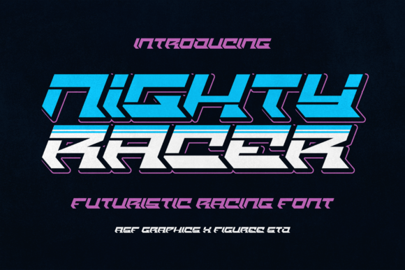 Nighty Racer: The Futuristic Display Font for Modern Web Design