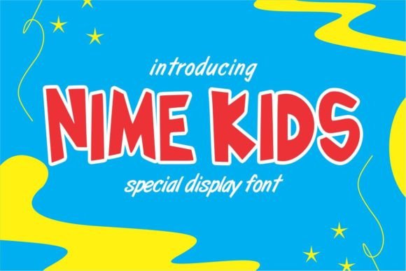 Nime Kids: The Playful Display Typeface for Engaging Campaigns