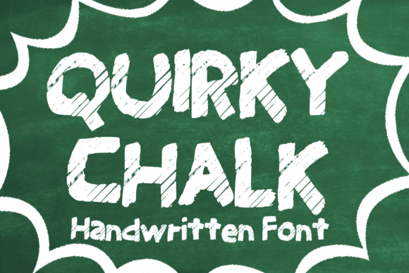 Quirky Chalk: The Perfect Display Font for Handmade Labels and Signs