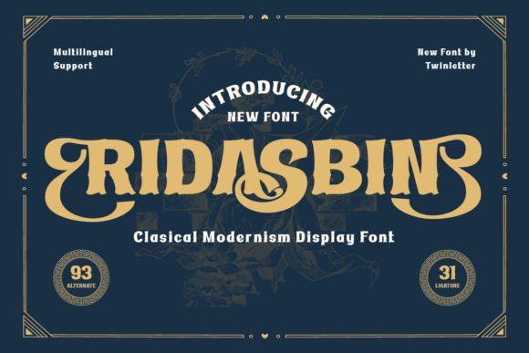Ridasbin: The Premium Display Font for Scroll-Stopping Brand Content