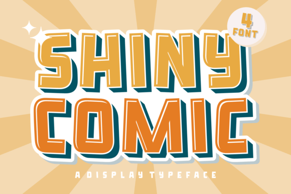 Shiny Comic: The Retro Display Font for Bold Branding