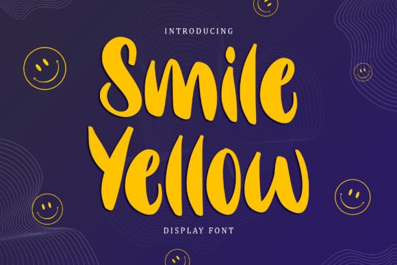Smile Yellow: The Display Typeface That Boosts Social Engagement