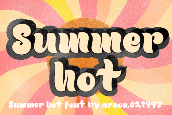 Summer Hot: The Vintage Display Font for Authentic Branding