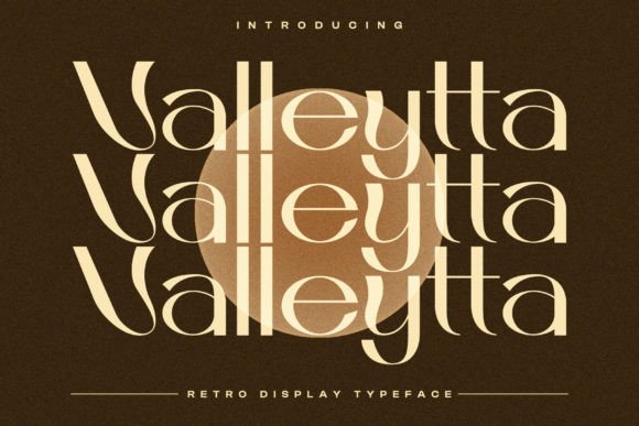 Valleytta: The Retro Display Typeface That Transformed My Brand